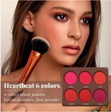 6-Color Waterproof Matte Blush Palette – Buildable Coverage, Long-Lasting & Natural Finish
