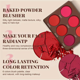 6-Color Waterproof Matte Blush Palette – Buildable Coverage, Long-Lasting & Natural Finish