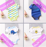 2-Piece Baby Romper Set – Soft Summer Bodysuit for Newborn Boys & Girls (0–12 Months)