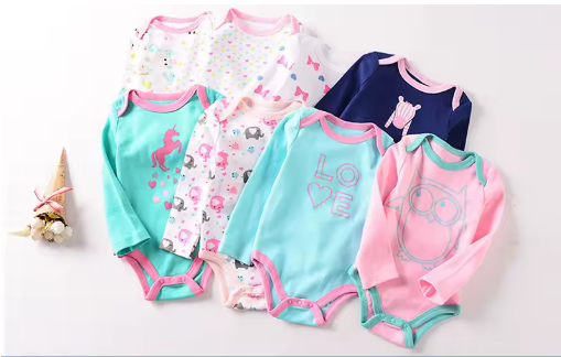 2-Piece Baby Romper Set – Soft Summer Bodysuit for Newborn Boys & Girls (0–12 Months)