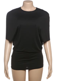 Women’s Solid Backless Mini Dress – Summer Chic, Half Sleeve, Body-Shaping Party Dress