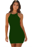 Hot-Selling Summer Solid Color Sleeveless Dress for Women – European & US Fashion Trend