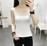 Women's Summer Lace Camisole – Spaghetti Strap Sleeveless Top