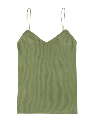 Heliar Women's Solid Spaghetti Strap Crop Tank Top – Slim Fit, Sleeveless, O-Neck Basic Cami