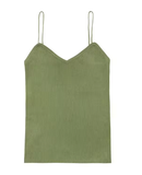 Heliar Women's Solid Spaghetti Strap Crop Tank Top – Slim Fit, Sleeveless, O-Neck Basic Cami