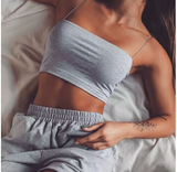 Women's Strapless Backless Tube Crop Camisole – 5 Color Options