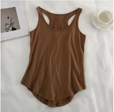 Women's Irregular Loose Tank Top – Casual Sleeveless Summer Vest