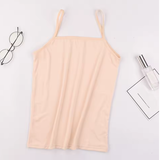 Women's Slim Fit Camisole – Sleeveless Crop Top in Black or White