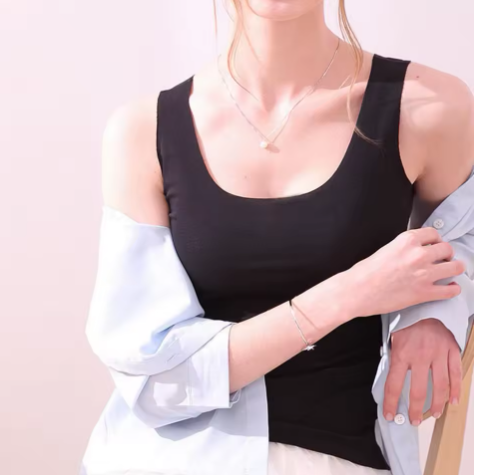 Women's Ice Silk Slim Vest – Soft Stretchy Undershirt Tank Top