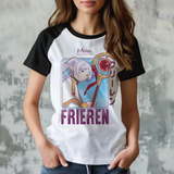 Frieren-Inspired Harajuku T-Shirt – Funny & Stylish Comic Top for Women