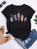 Maycaur Harajuku Dreamcatcher T-Shirt – Cute 90s-Inspired Graphic Tee for Women