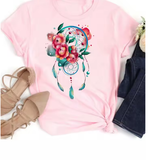 Maycaur Harajuku Dreamcatcher T-Shirt – Cute 90s-Inspired Graphic Tee for Women