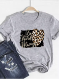 Floral Bee Graphic T-Shirt – Cute & Casual Summer Top for Women