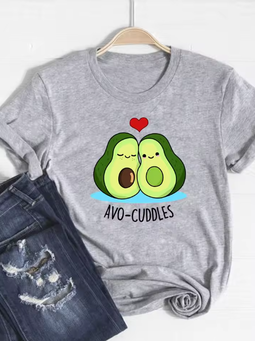 Cactus Cartoon Graphic Tee – Fun & Fresh Summer Vibes