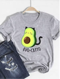 Cactus Cartoon Graphic Tee – Fun & Fresh Summer Vibes