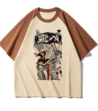 Haikyuu-Inspired Pastel Tee – Vintage Vibes & Volleyball Energy