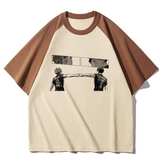 Haikyuu-Inspired Pastel Tee – Vintage Vibes & Volleyball Energy