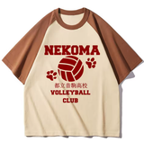 Haikyuu-Inspired Pastel Tee – Vintage Vibes & Volleyball Energy