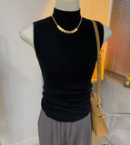 Women's Sleeveless Knitted Sweater Vest – Simple, Stylish & Effortlessly Chic
