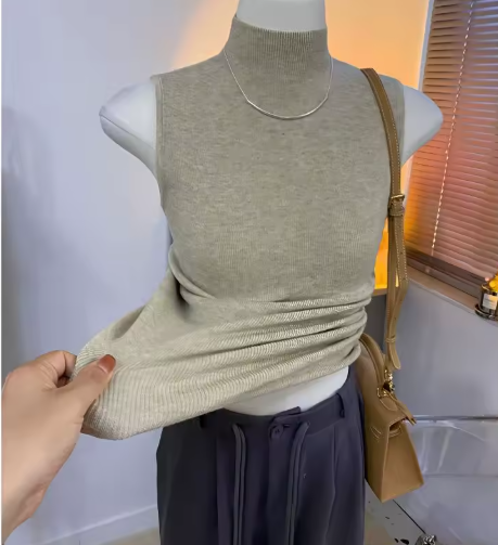 Women's Sleeveless Knitted Sweater Vest – Simple, Stylish & Effortlessly Chic