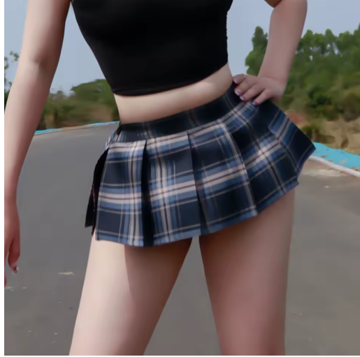 Ultra-Short Plaid JK Skirt – Japanese Schoolgirl Style Cosplay Skirt