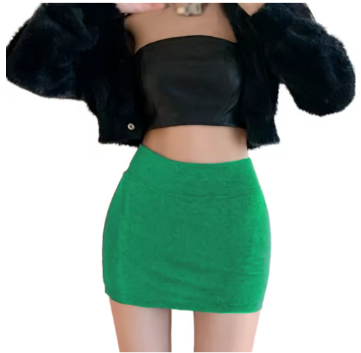 Women's High Waist Bodycon Mini Skirt – Casual Summer Style
