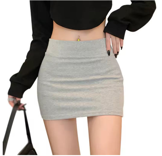 Women's High Waist Bodycon Mini Skirt – Casual Summer Style