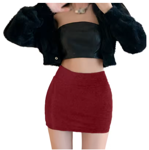 Women's High Waist Bodycon Mini Skirt – Casual Summer Style