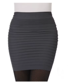 Elegant High Waist Pleated Mini Skirt – Summer Office Style for Women