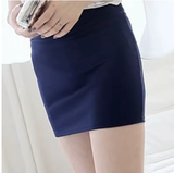 Trendy Candy-Colored High Waist Mini Skirt – Korean Chic Style
