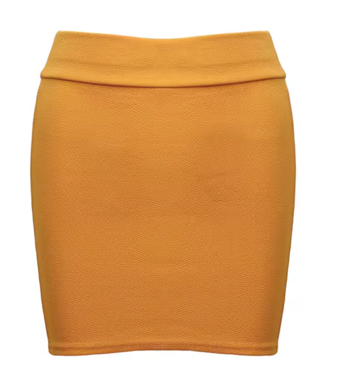 Trendy Candy-Colored High Waist Mini Skirt – Korean Chic Style