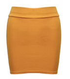 Trendy Candy-Colored High Waist Mini Skirt – Korean Chic Style