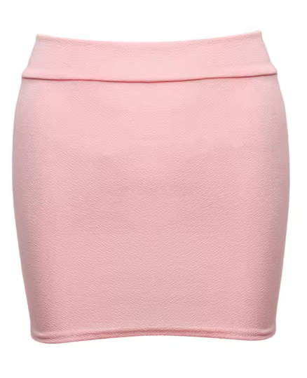 Trendy Candy-Colored High Waist Mini Skirt – Korean Chic Style