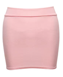 Trendy Candy-Colored High Waist Mini Skirt – Korean Chic Style