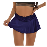 Ultrashort Pleated Lace Mini Skirt – Light & Flirty A-Line Style