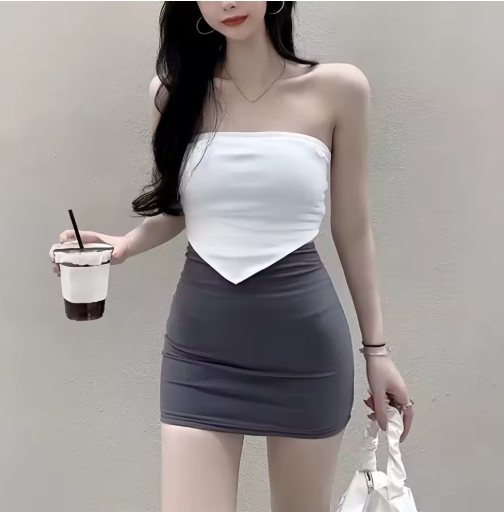 NEWFUNJOIN High Waist Bodycon Mini Skirt – Sleek Party Look