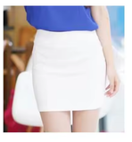 Chic High-Waisted Stretch Sheath Skirt – Plus Size Spring & Autumn Style