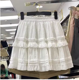 High-Waisted Ruffled A-Line Mini Skirt – French Y2K Chic