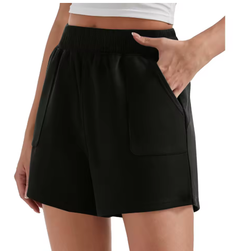 Comfy High-Waisted Summer Shorts with Pockets for Women
