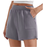 Comfy High-Waisted Summer Shorts with Pockets for Women