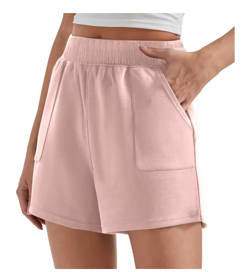 Comfy High-Waisted Summer Shorts with Pockets for Women