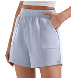 Comfy High-Waisted Summer Shorts with Pockets for Women