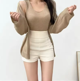 Women's High-Waisted Slimming Spandex Shorts – Tummy Control, Hip-Lifting, Casual Autumn Heatwear