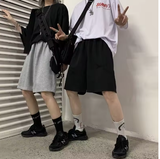 Women's Korean Style High-Waisted Fitness Shorts – Loose, Comfy & Sporty Summer Look