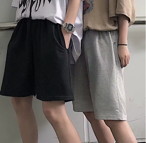 Women's Korean Style High-Waisted Fitness Shorts – Loose, Comfy & Sporty Summer Look