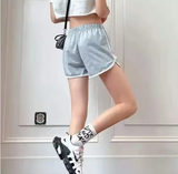 Women's Summer Casual Sports Shorts – High-Waisted Korean Style Lounge & Yoga Shorts