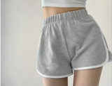 Women's Summer Casual Sports Shorts – High-Waisted Korean Style Lounge & Yoga Shorts
