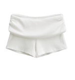 Summer Slim Yoga Shorts for Women – Comfy & Casual Fold-Over Lounge Style
