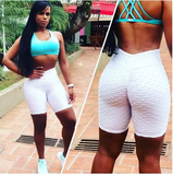 High-Waisted Sports Yoga Shorts for Women – Comfortable & Supportive Fit