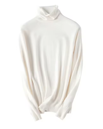 Autumn/Winter Turtleneck Slim Fit Women's Sweater – 2025 Korean Fashion Knit Pullover